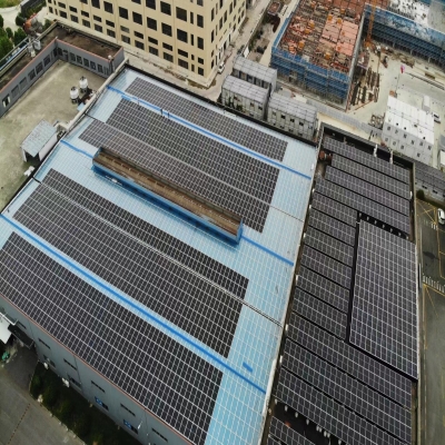 昆山城邦益達(dá)1000KW彩鋼瓦屋面光伏電站